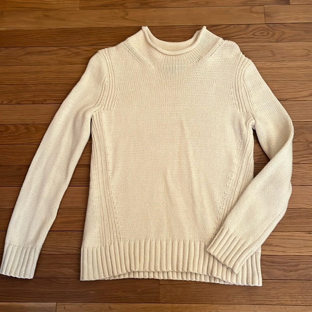 J Crew Rollneck Cotton Sweater